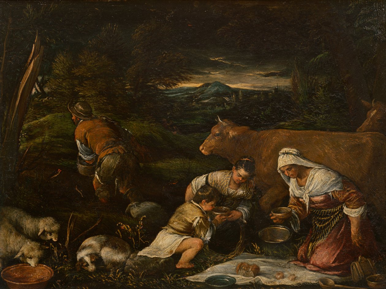 A vetés, 1575 alkotó: Francesco Bassano