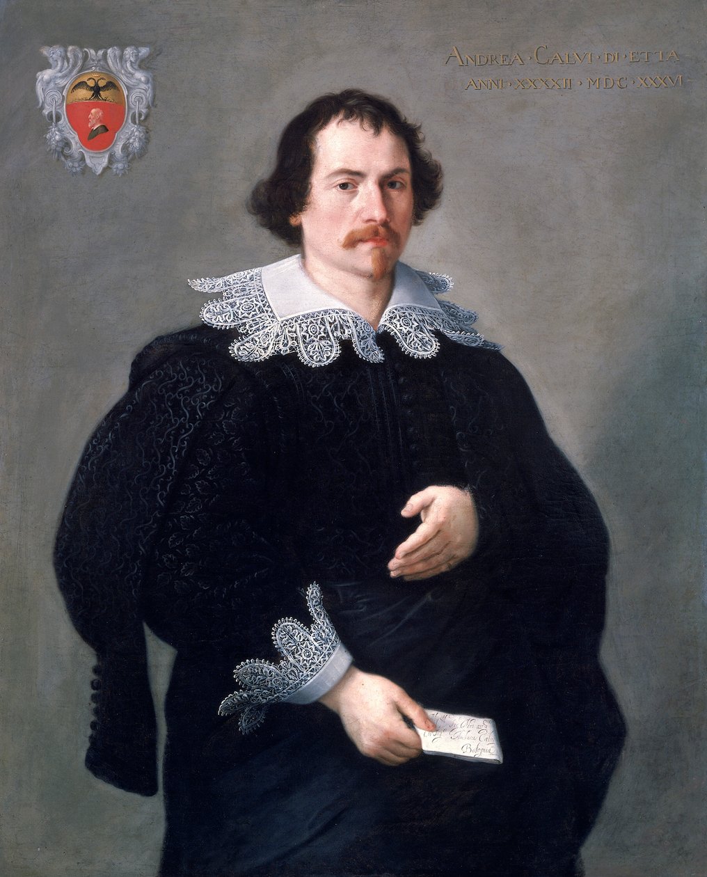 Calvi Andrea 1590-ben, 1636-ban született. alkotó: Francesco Albani