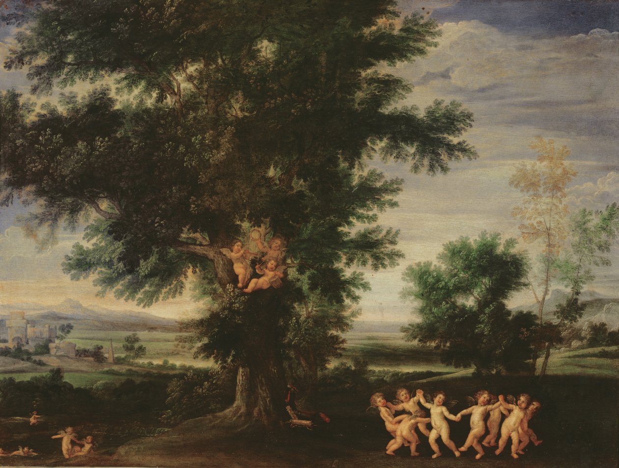 Ámorok tánca, 1630 körül alkotó: Francesco Albani