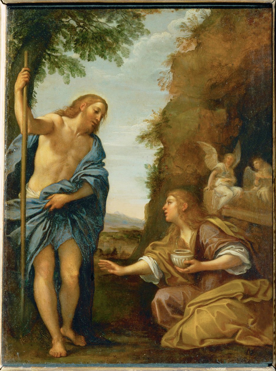 Krisztus és a Magdolna ... alkotó: Francesco Albani