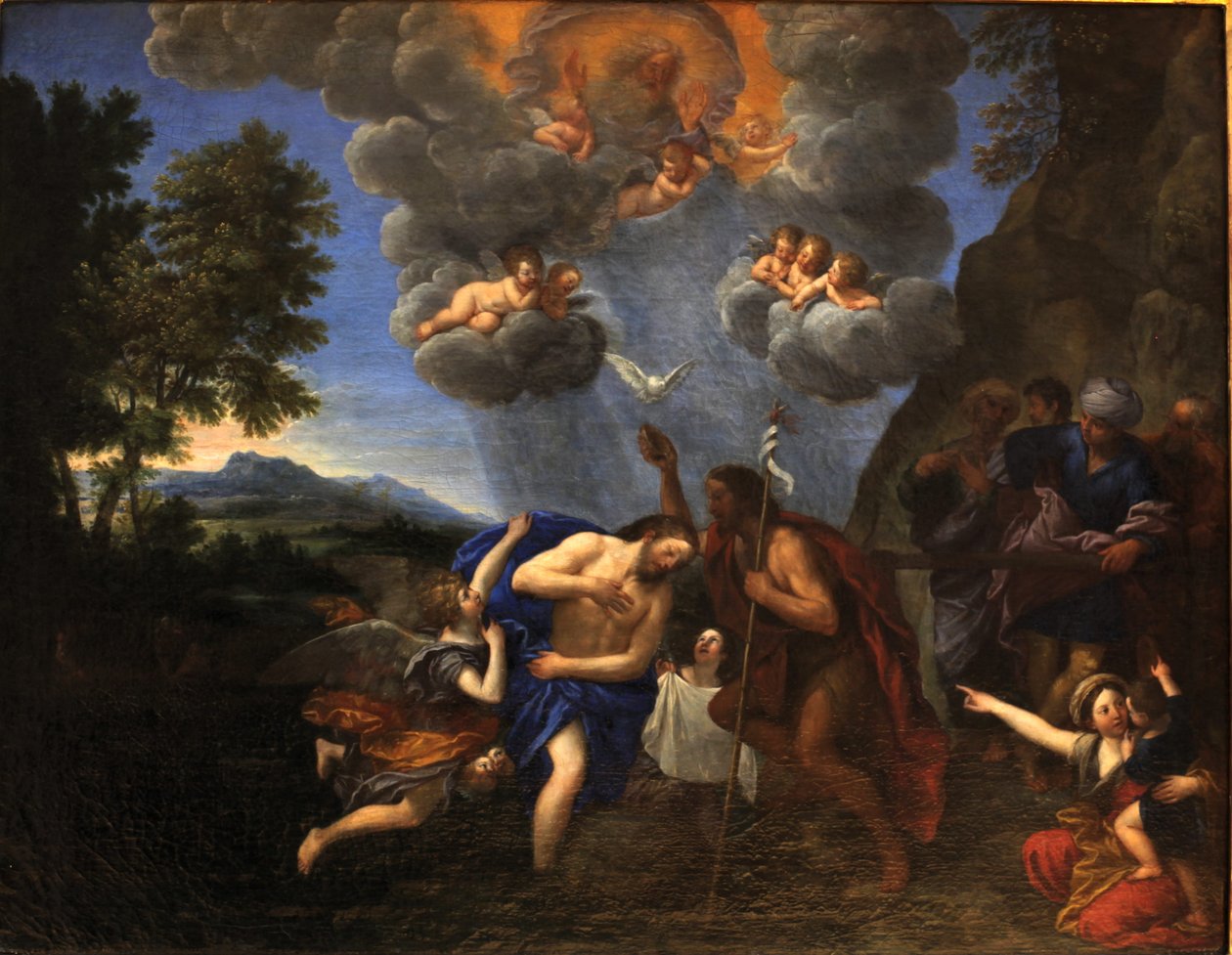Krisztus keresztsége alkotó: Francesco Albani