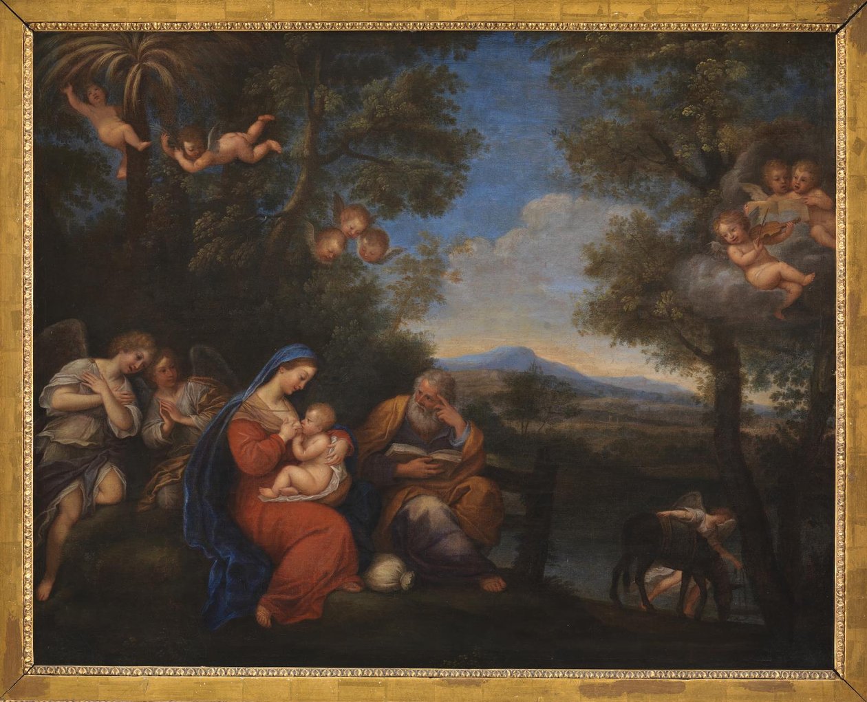 A többiek az egyiptomi repülésen alkotó: Francesco Albani
