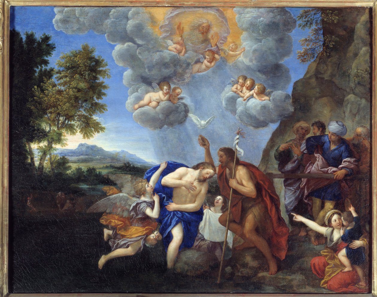 Krisztus megkeresztelkedése – Francesco Albani dit l