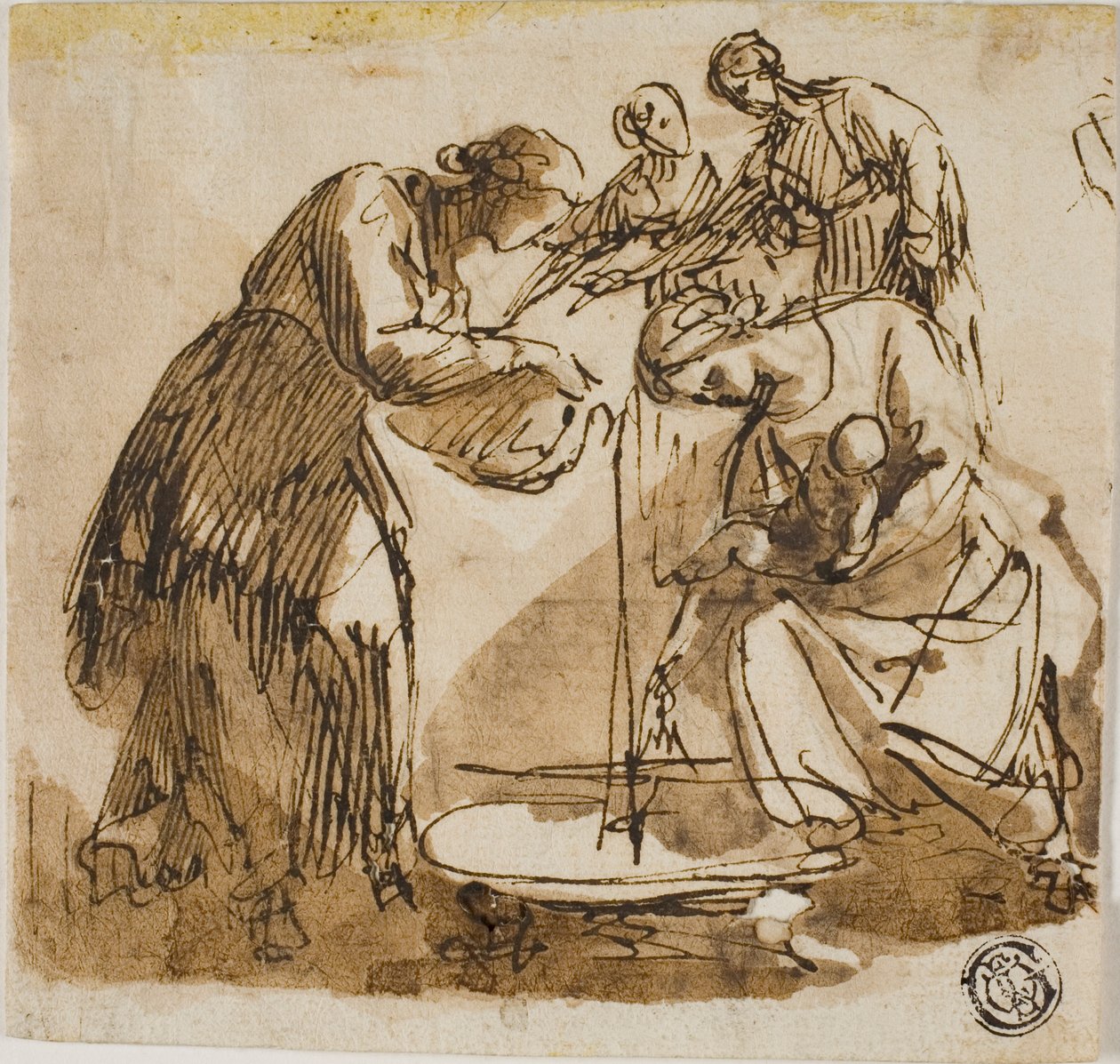 A Szűz születése alkotó: Francesco Allegrini