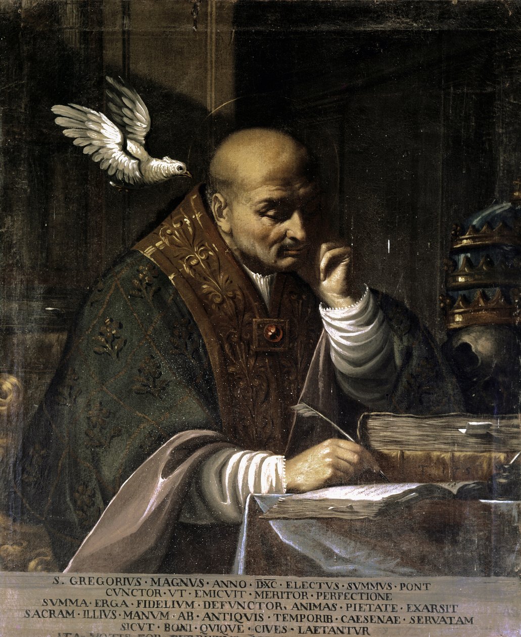 I. GREGORIUS, portré. 1730-1751 (olaj, vászon) alkotó: Francesco Andreini