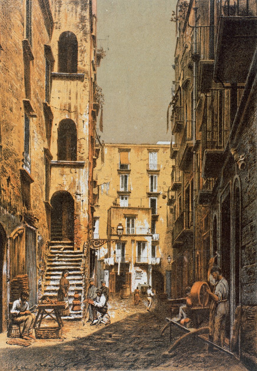 Vico Calderai Porto, Nápolyban alkotó: Francesco Aversano