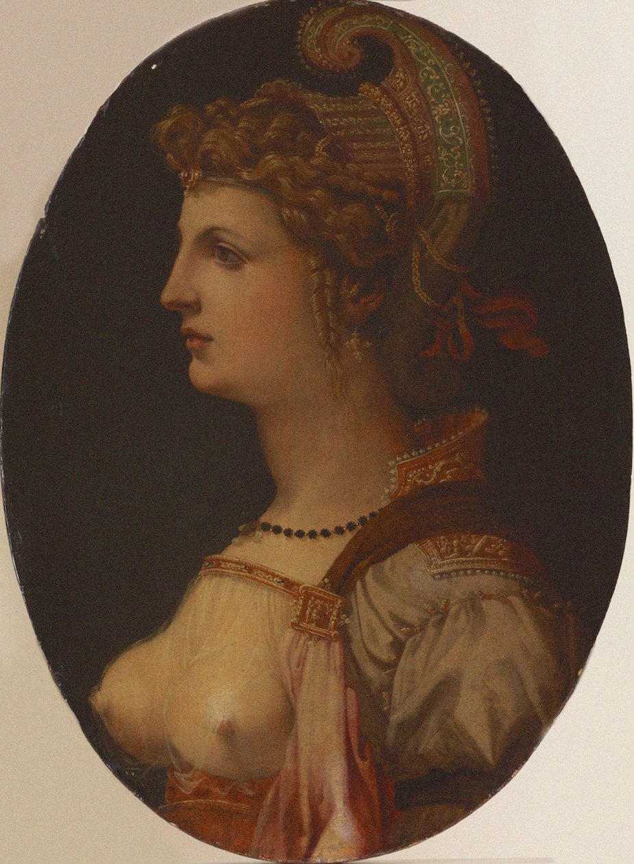 Ideális hölgy portréja Vittoria Colonna portréja. alkotó: Francesco Bacchiacca