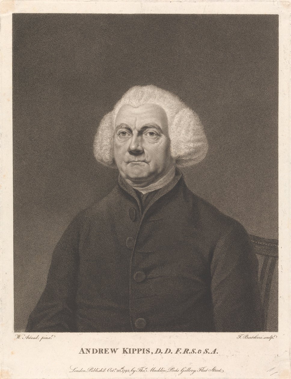 Andrew Kippis alkotó: Francesco Bartolozzi