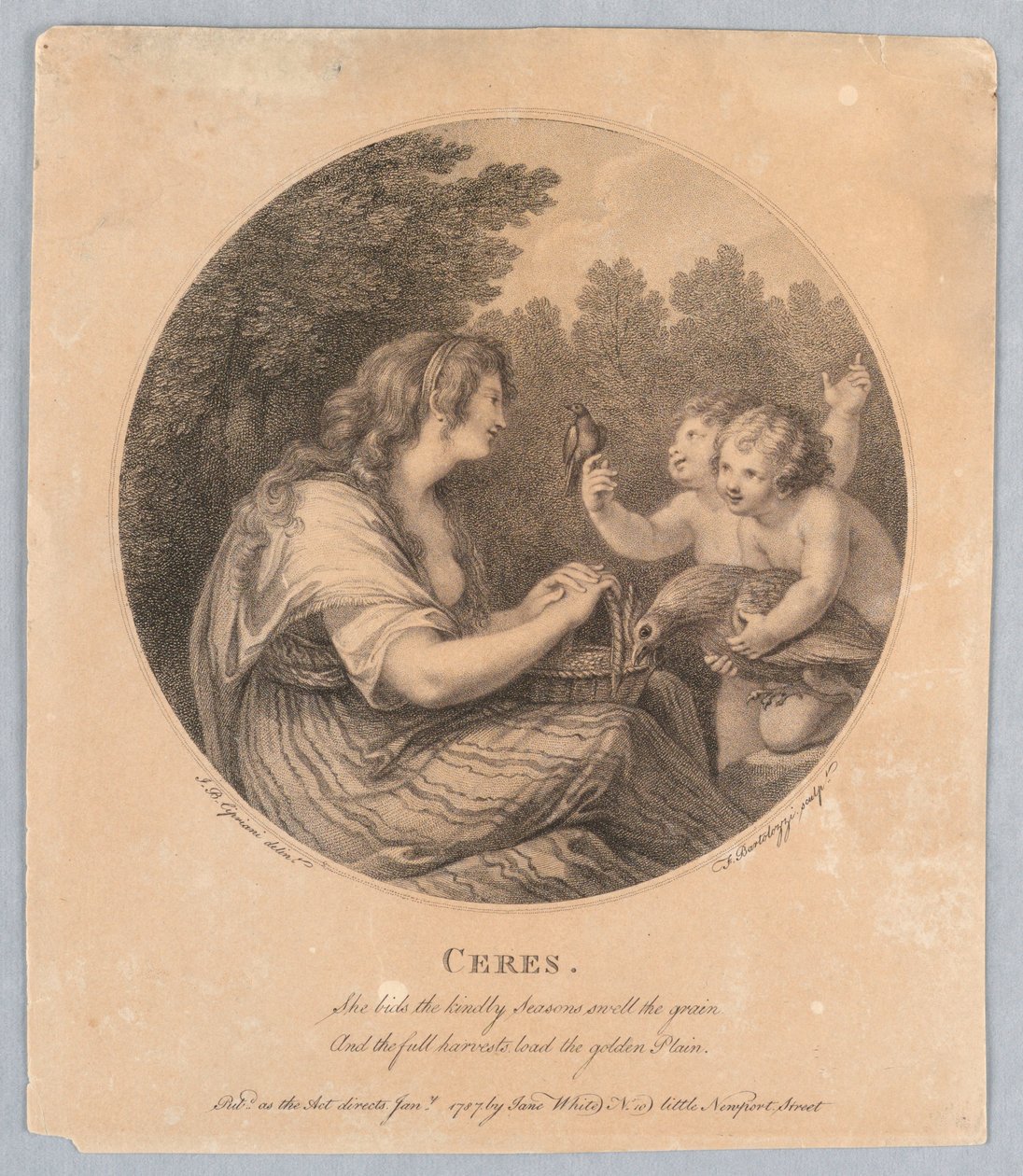 Ceres alkotó: Francesco Bartolozzi