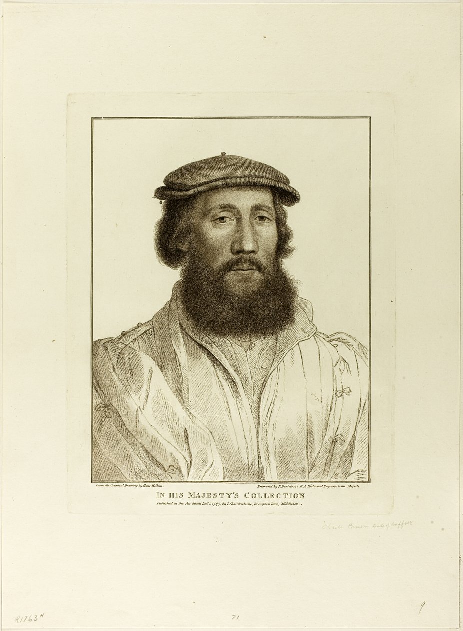 Charles Brandon, Suffolk hercege alkotó: Francesco Bartolozzi