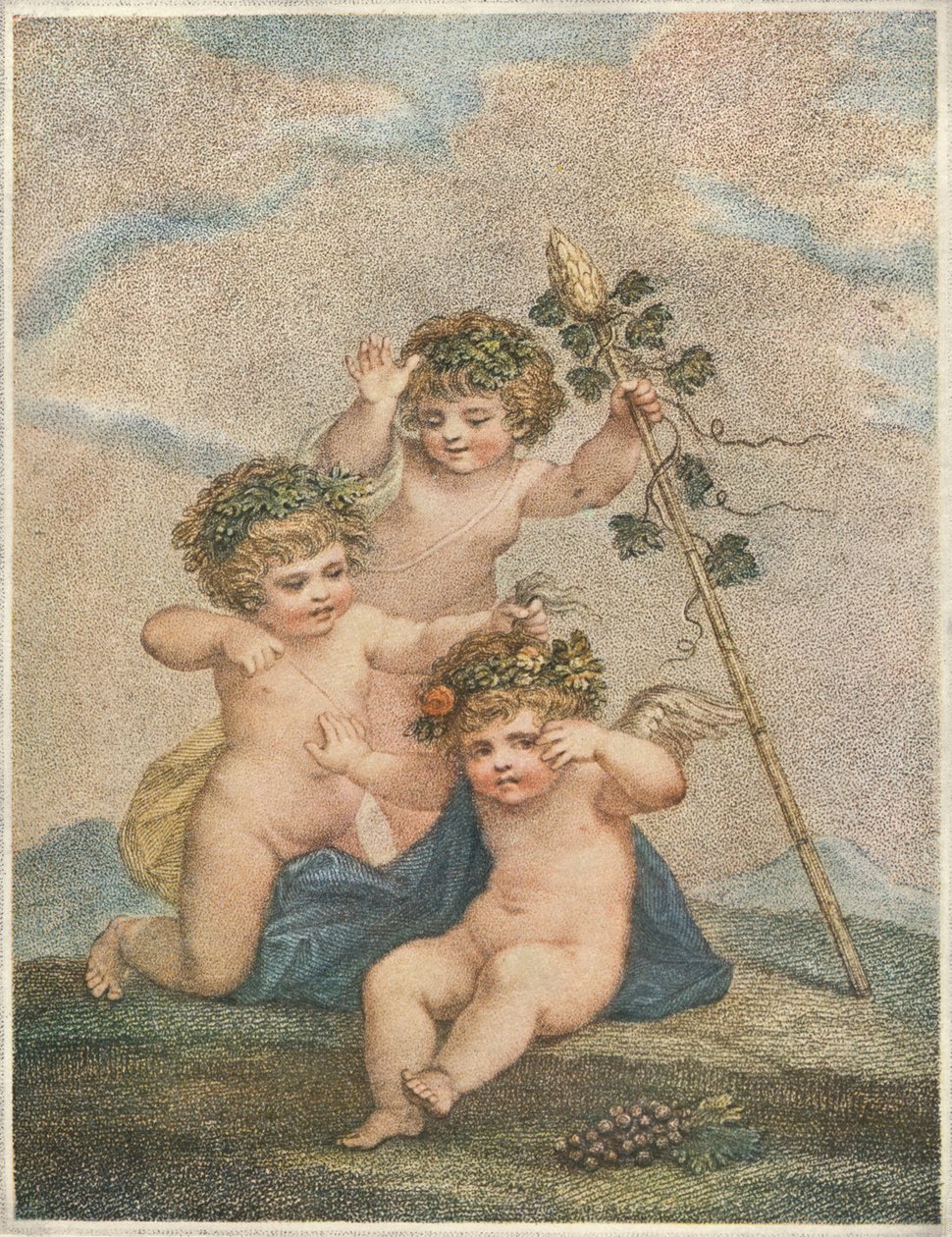 Ámorok, 1903 alkotó: Francesco Bartolozzi