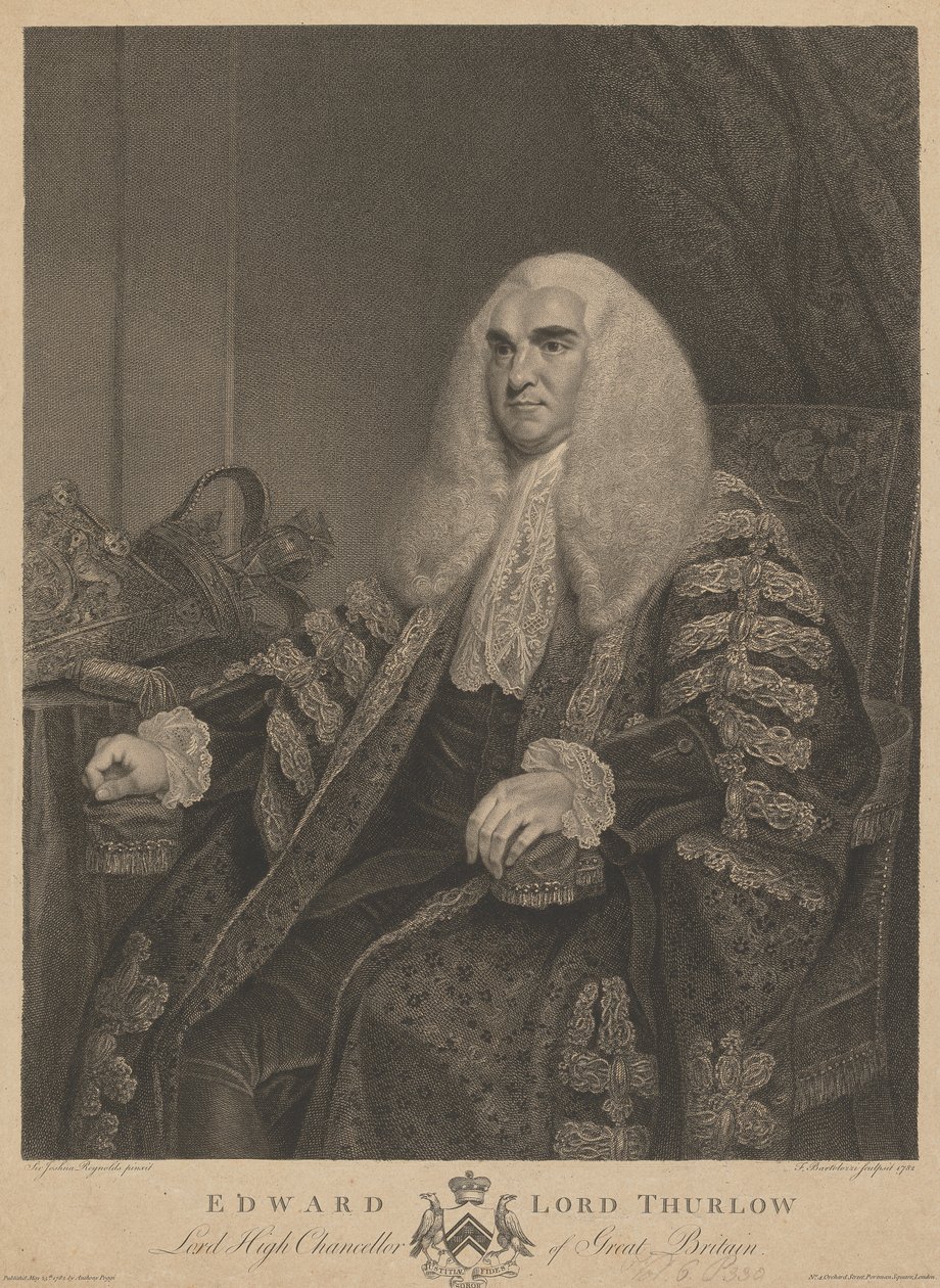 Edward Lord Thurlow alkotó: Francesco Bartolozzi