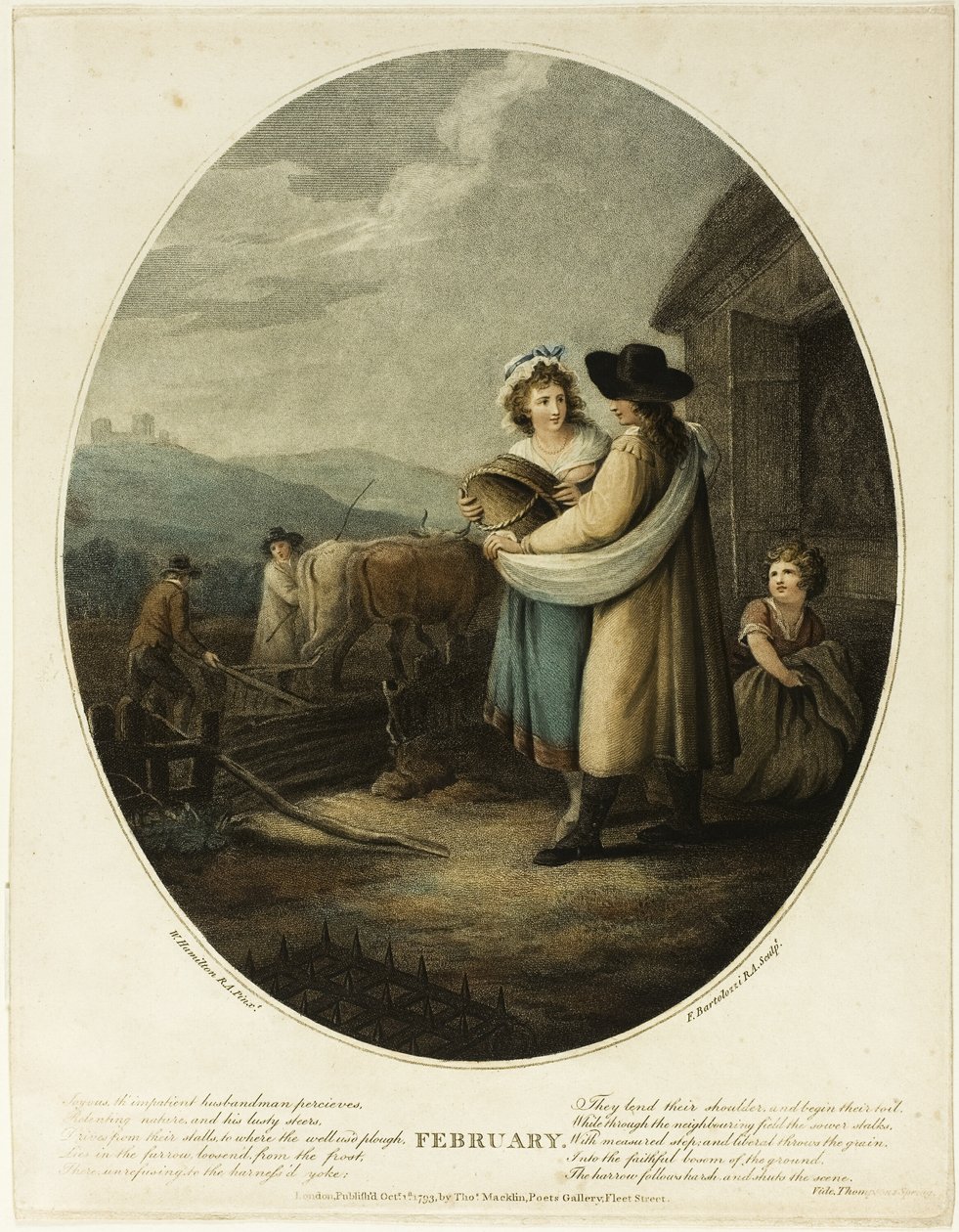 február alkotó: Francesco Bartolozzi