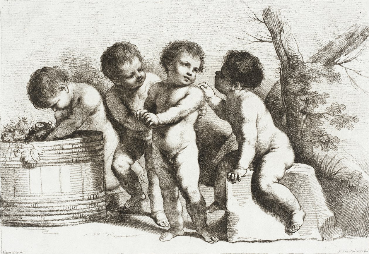 Négy puttó alkotó: Francesco Bartolozzi