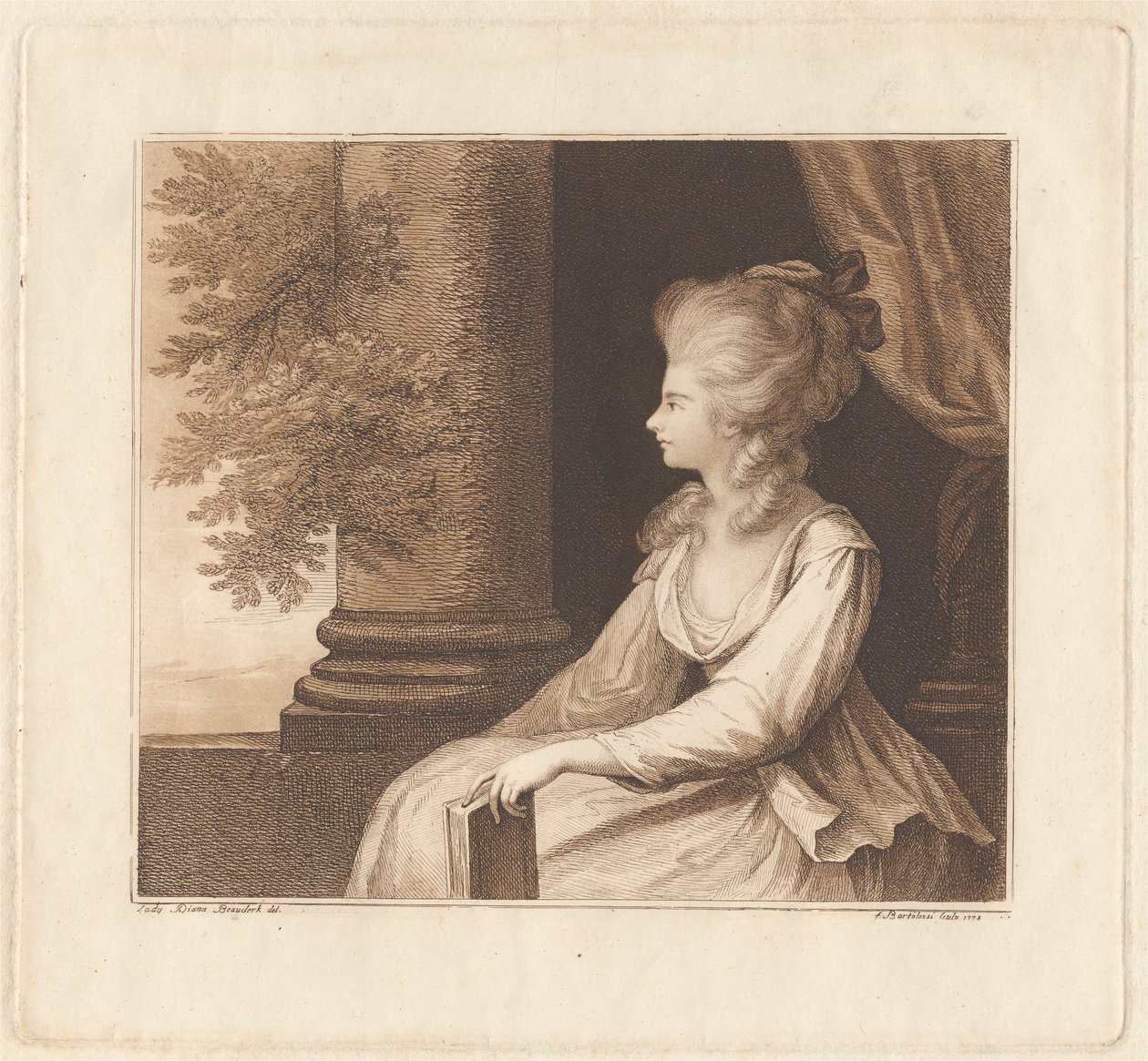 Georgiana, Devonshire hercegnője alkotó: Francesco Bartolozzi