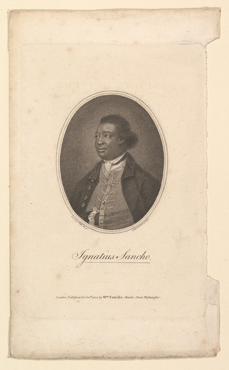 Ignatius Sancho, 1802. alkotó: Francesco Bartolozzi