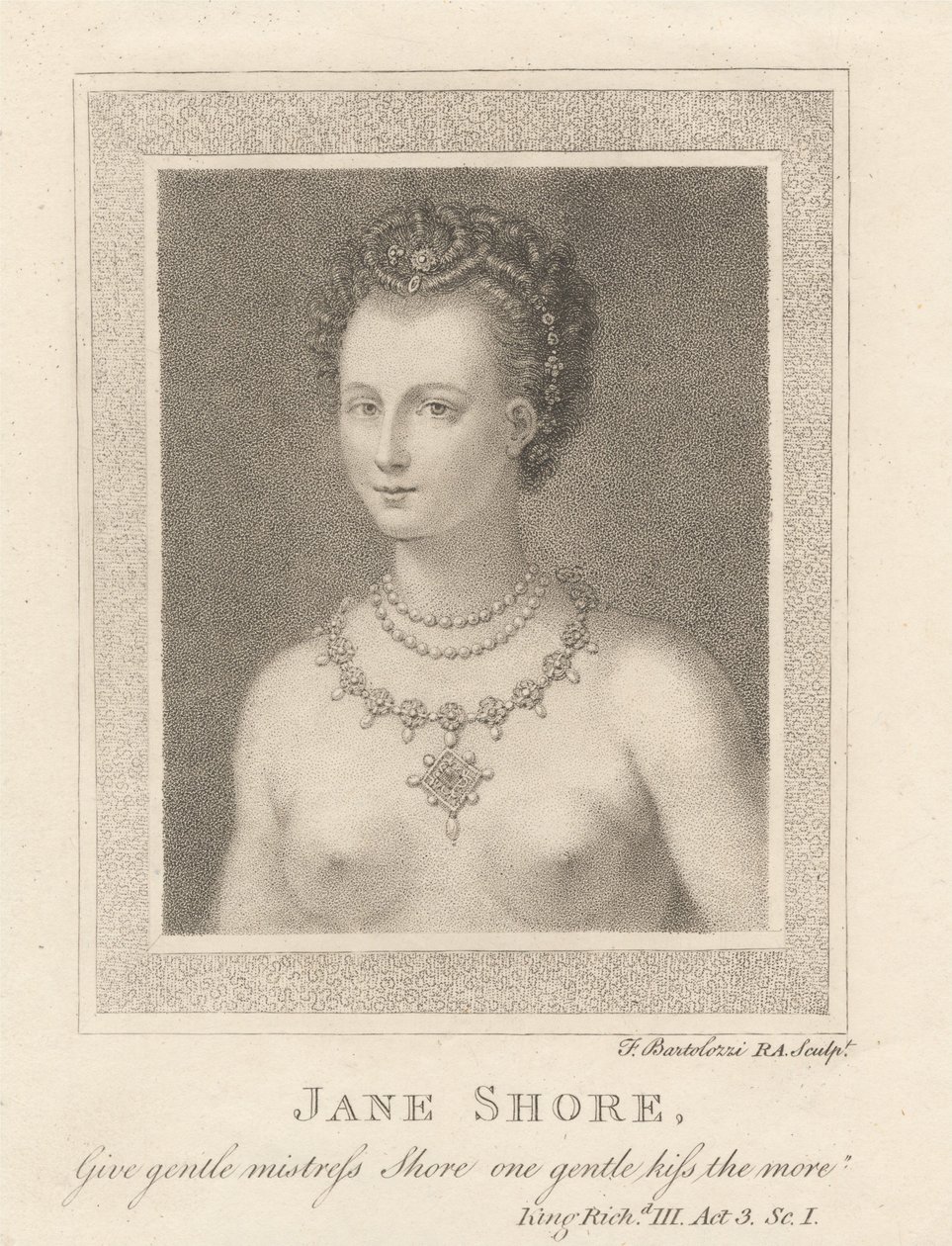 Jane Shore alkotó: Francesco Bartolozzi