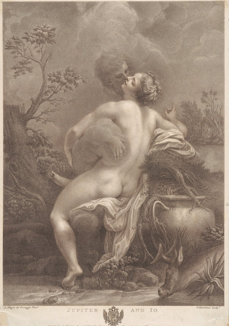 Jupiter és Ió alkotó: Francesco Bartolozzi