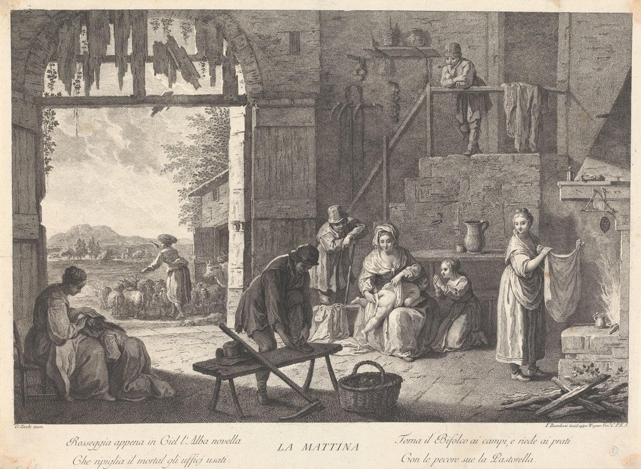 La Mattina – The Morning alkotó: Francesco Bartolozzi