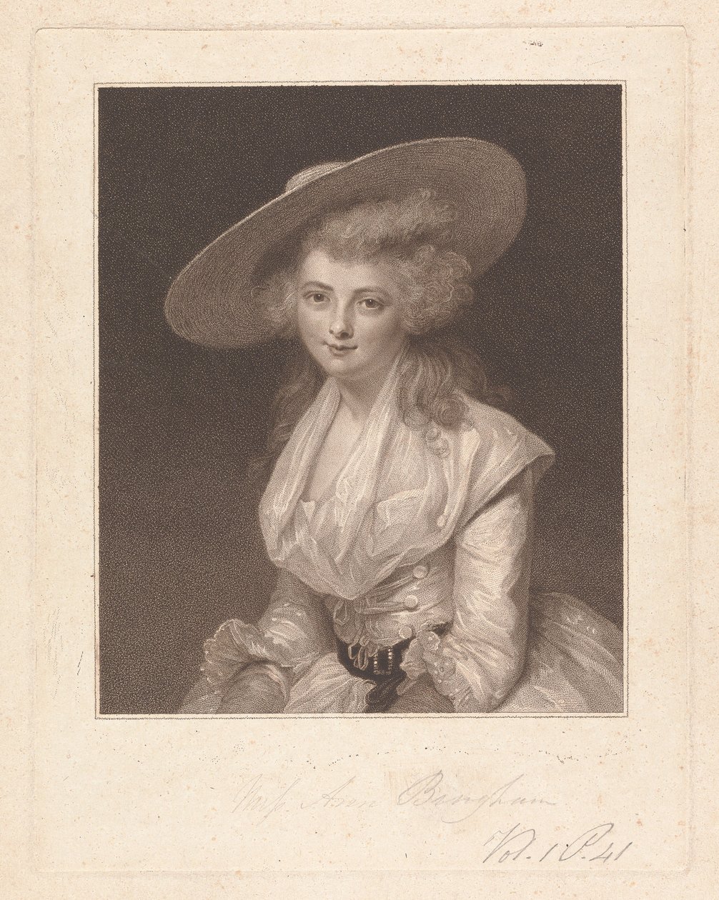 Lady Anne Bingham alkotó: Francesco Bartolozzi