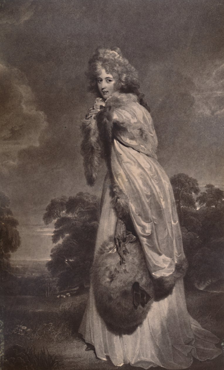Elizabeth Farren kisasszony, majd Derby grófnője, 1792 1894 alkotó: Francesco Bartolozzi