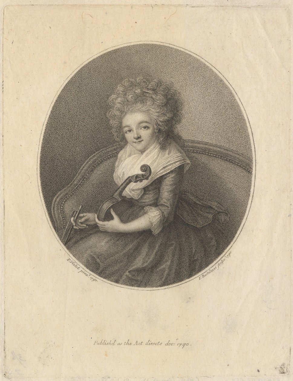 Gautherot asszony alkotó: Francesco Bartolozzi