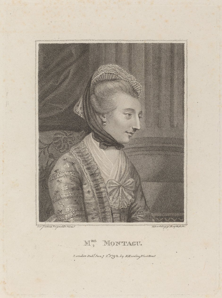 Montague asszony, 1792. alkotó: Francesco Bartolozzi