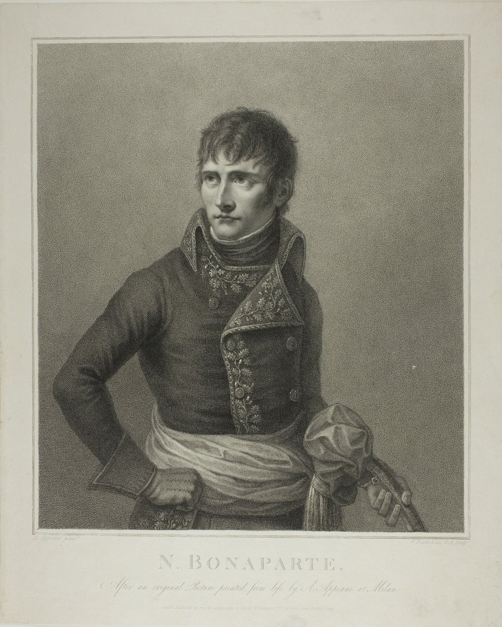 Napóleon Bonaparte, első tanácsos alkotó: Francesco Bartolozzi