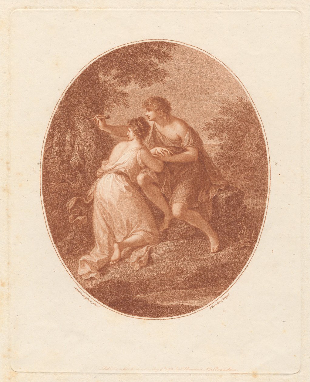 Paris und Oenone alkotó: Francesco Bartolozzi