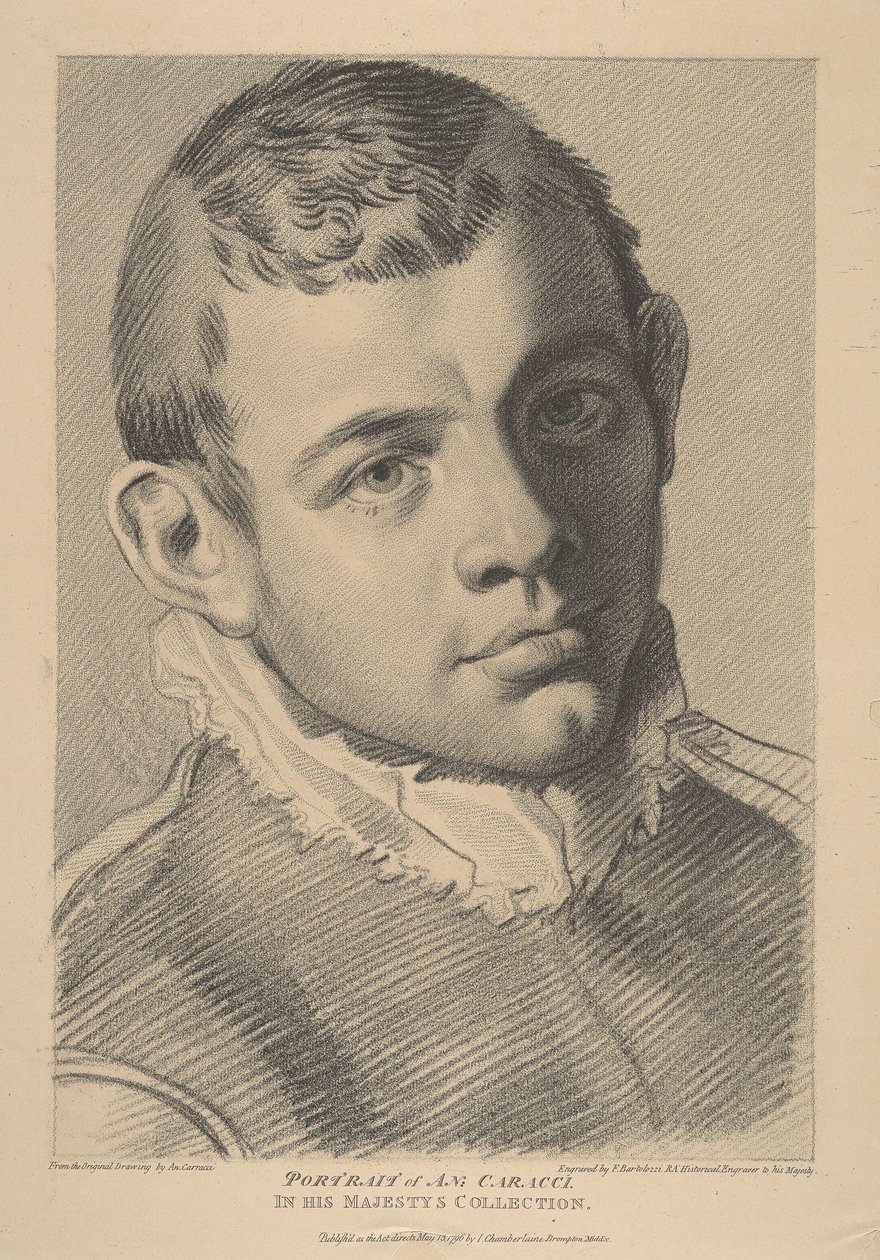 Annibale Carracci portréja alkotó: Francesco Bartolozzi