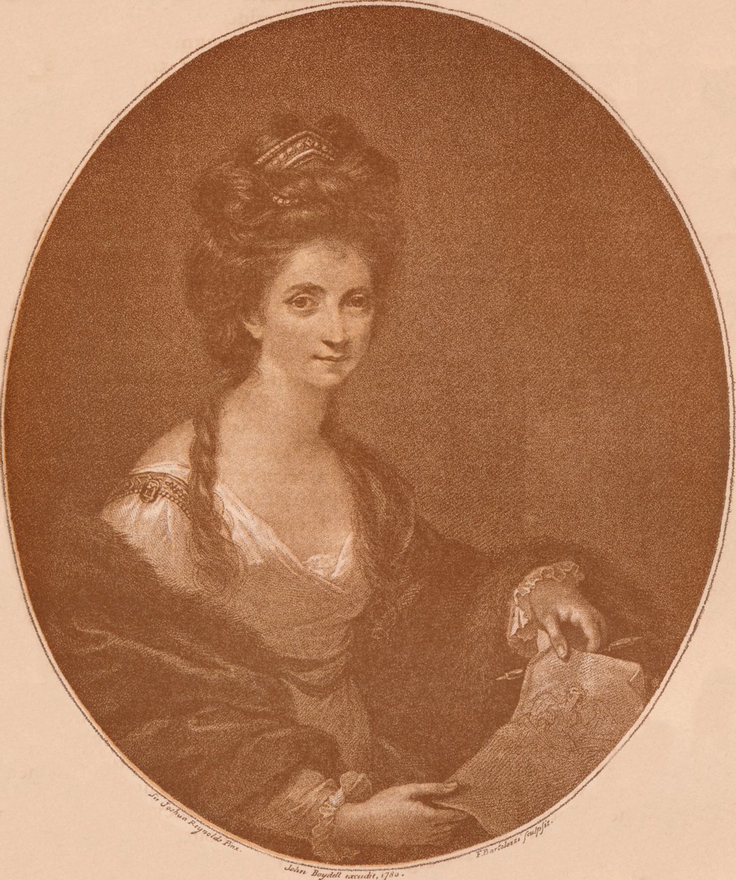 Angelica Kauffman portréja, 1777 1904 alkotó: Francesco Bartolozzi
