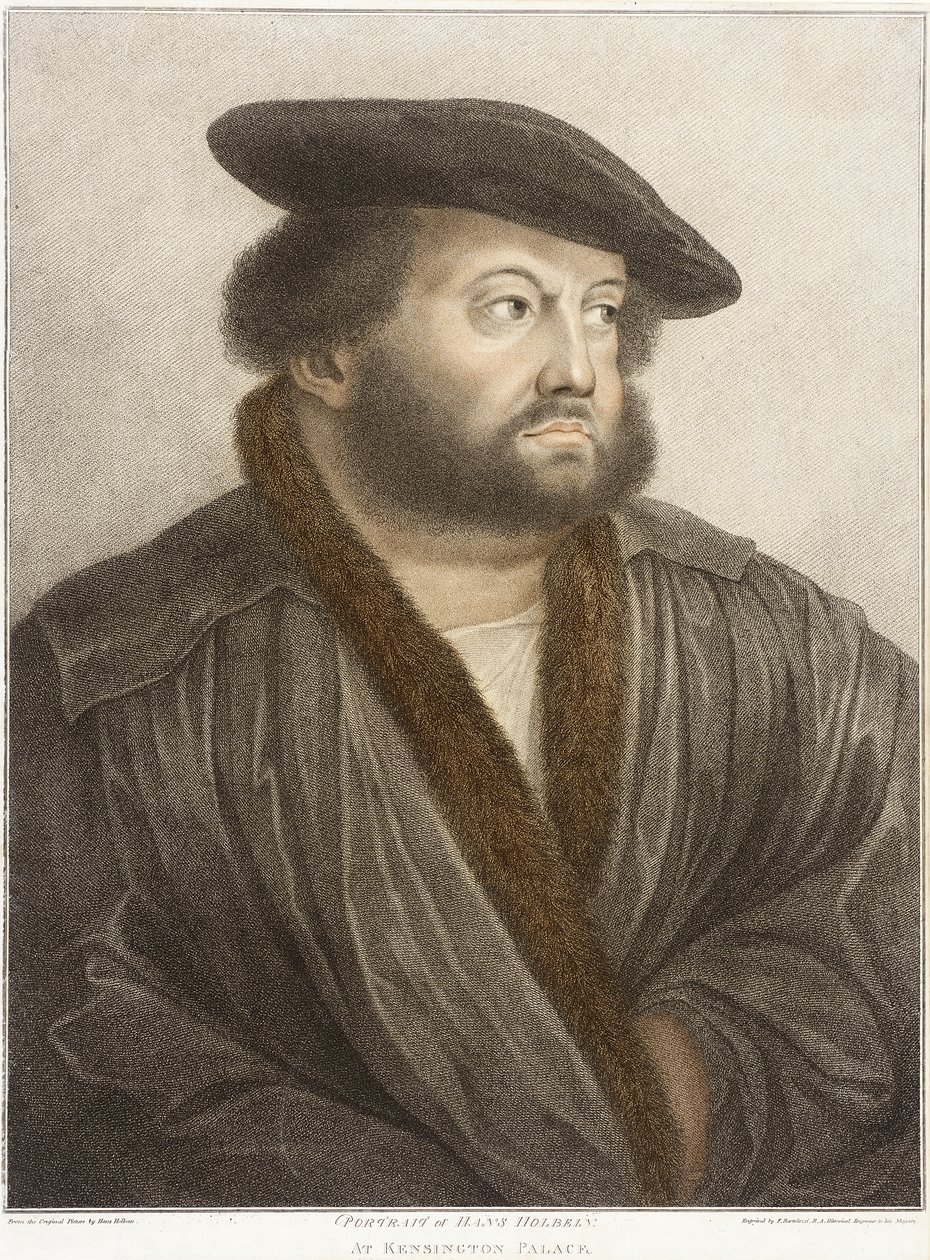 Hans Holbein portréja a Kensington-palotában alkotó: Francesco Bartolozzi