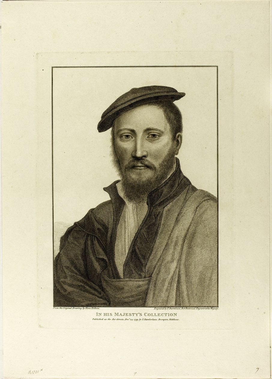 Egy férfi portréja alkotó: Francesco Bartolozzi