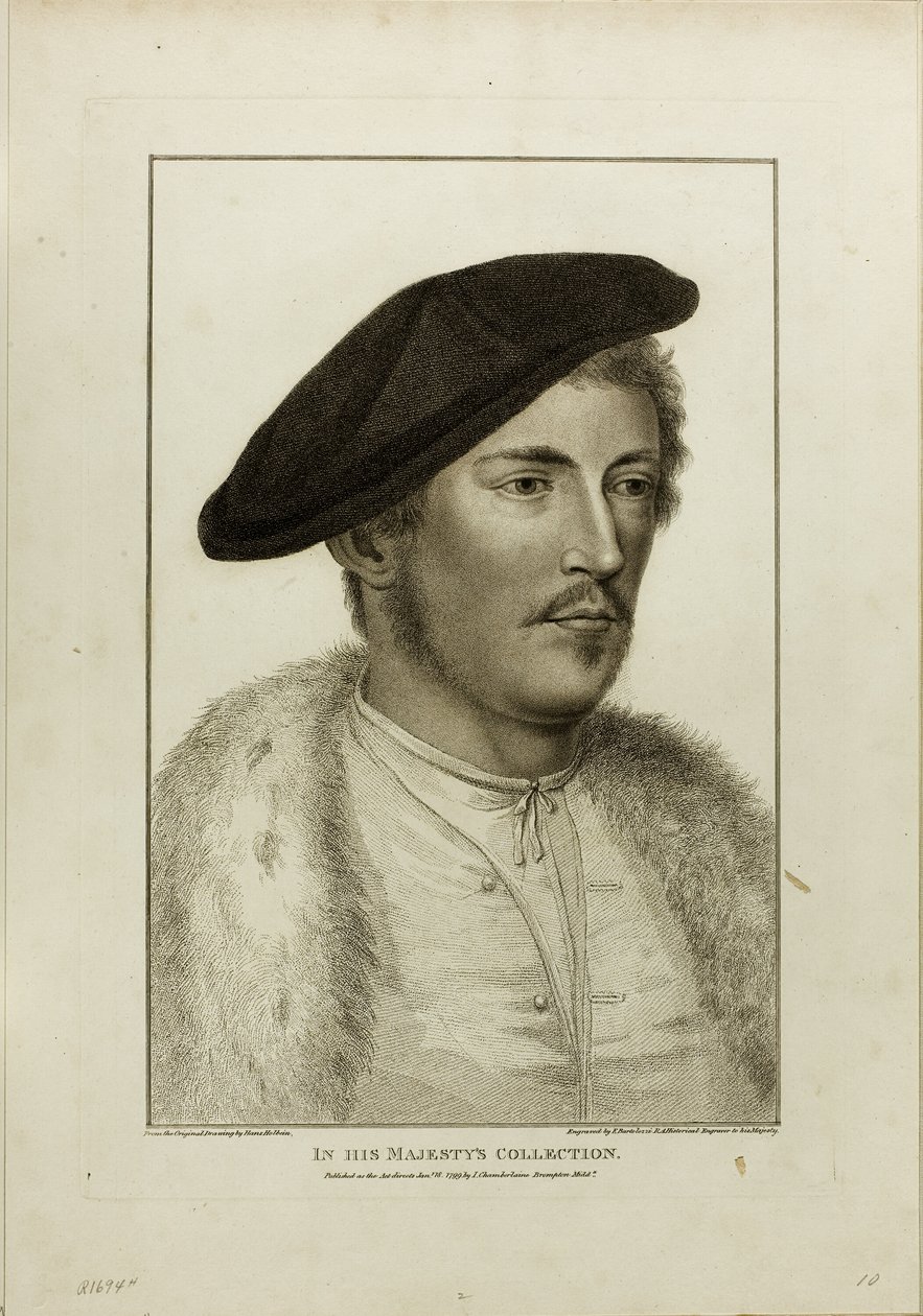 Egy fiatal férfi portréja alkotó: Francesco Bartolozzi
