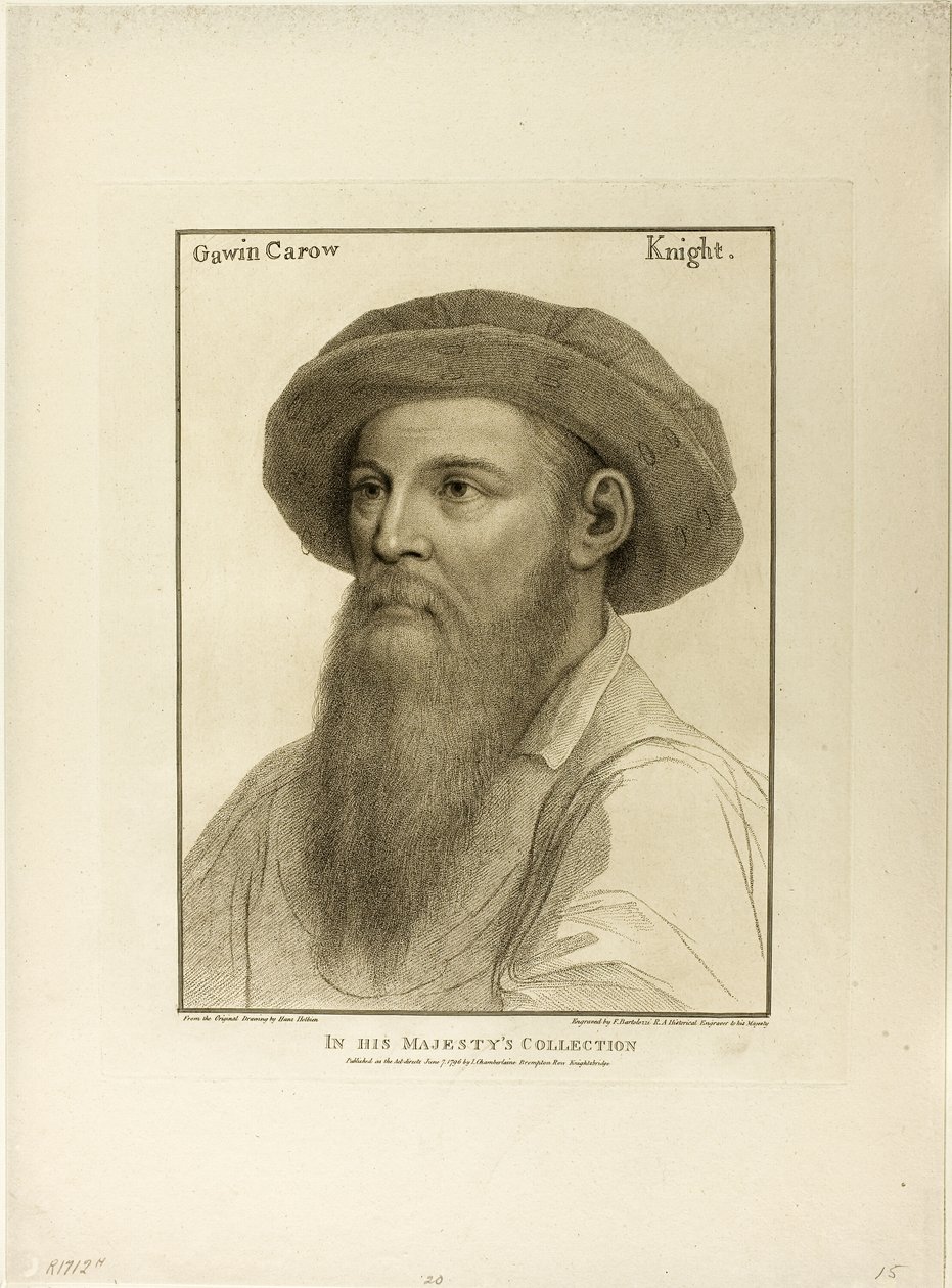 Sir Gawain Carew alkotó: Francesco Bartolozzi