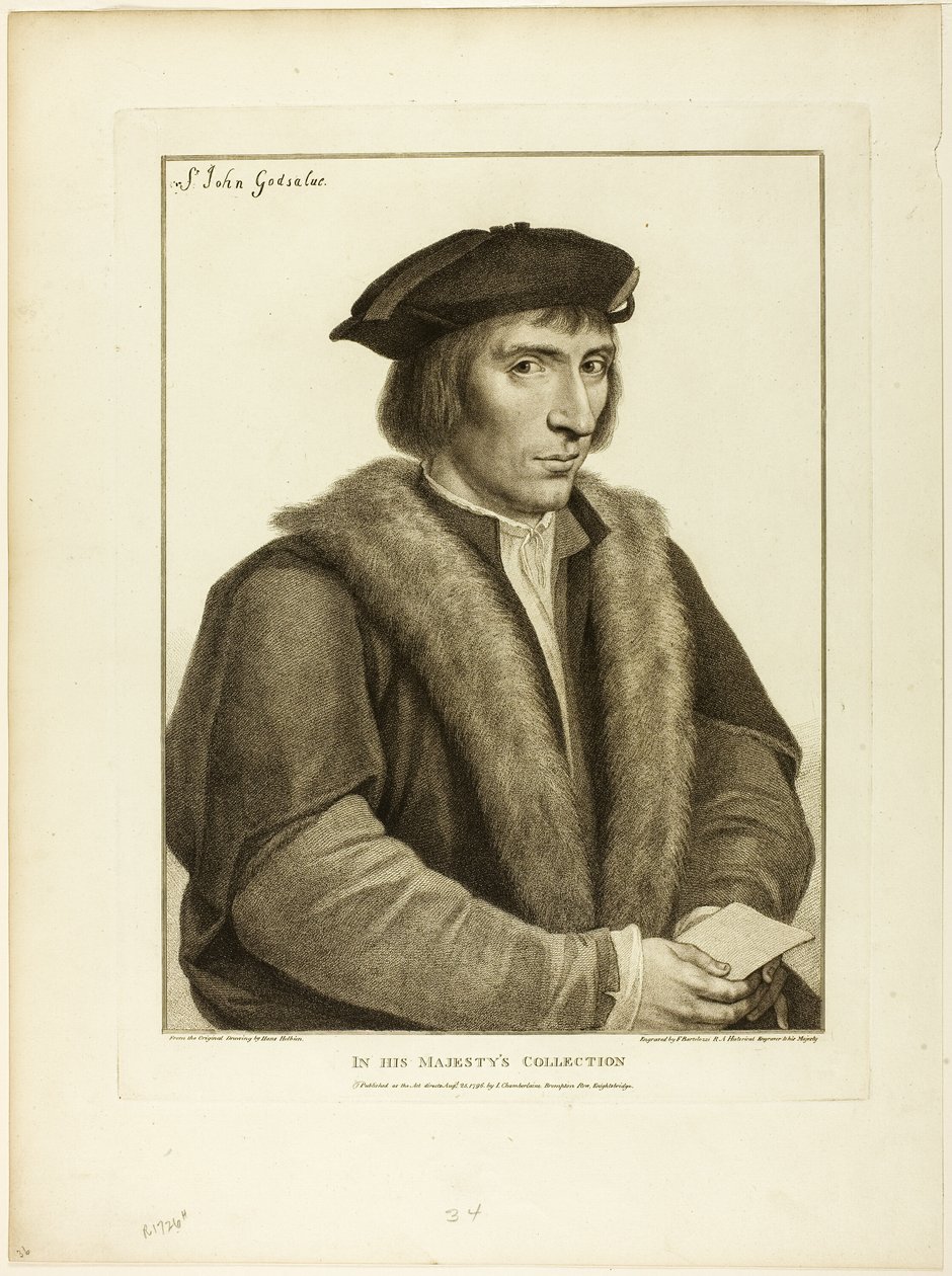Sir John Godsalve alkotó: Francesco Bartolozzi