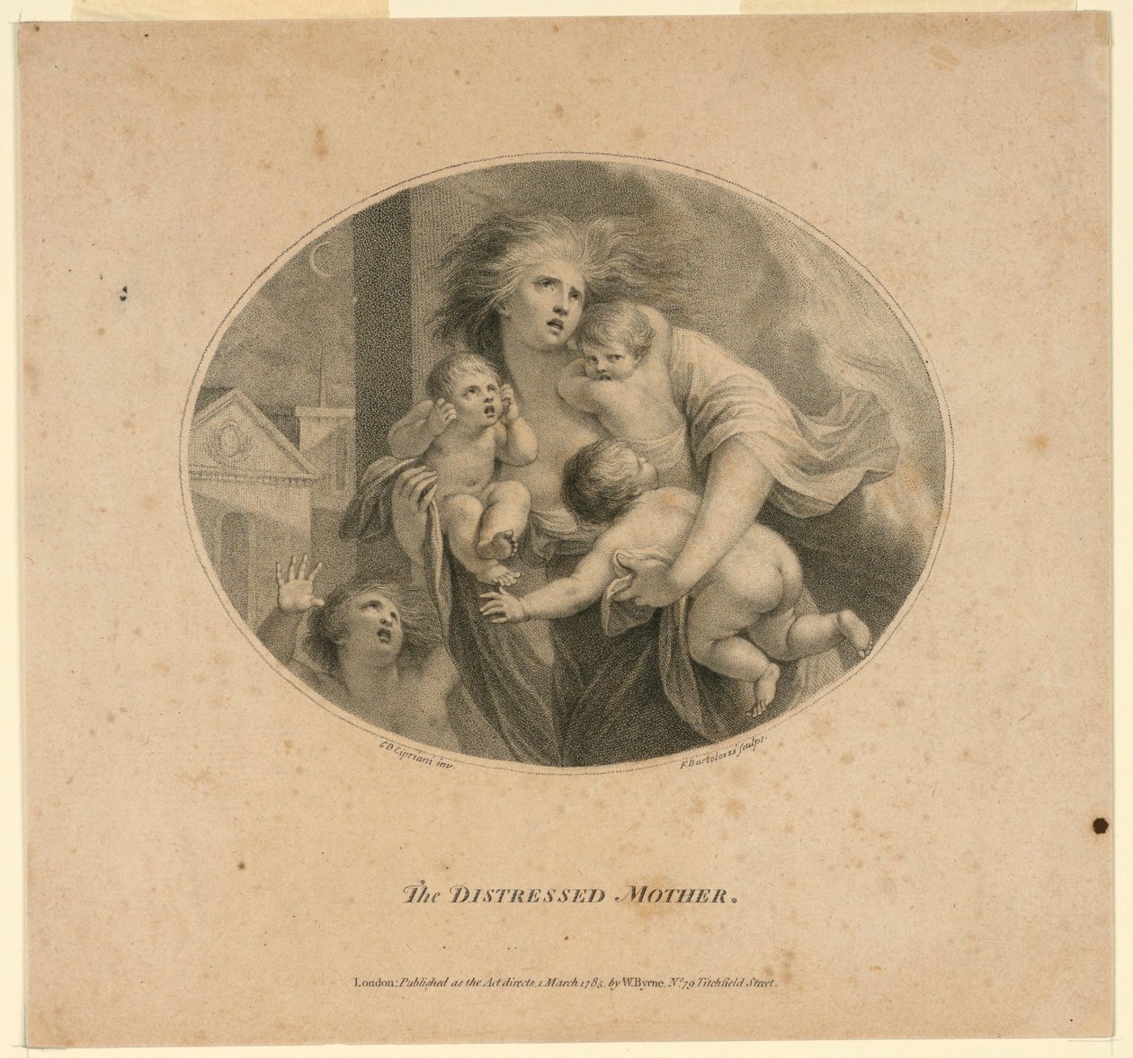 A Szomorú Anya alkotó: Francesco Bartolozzi
