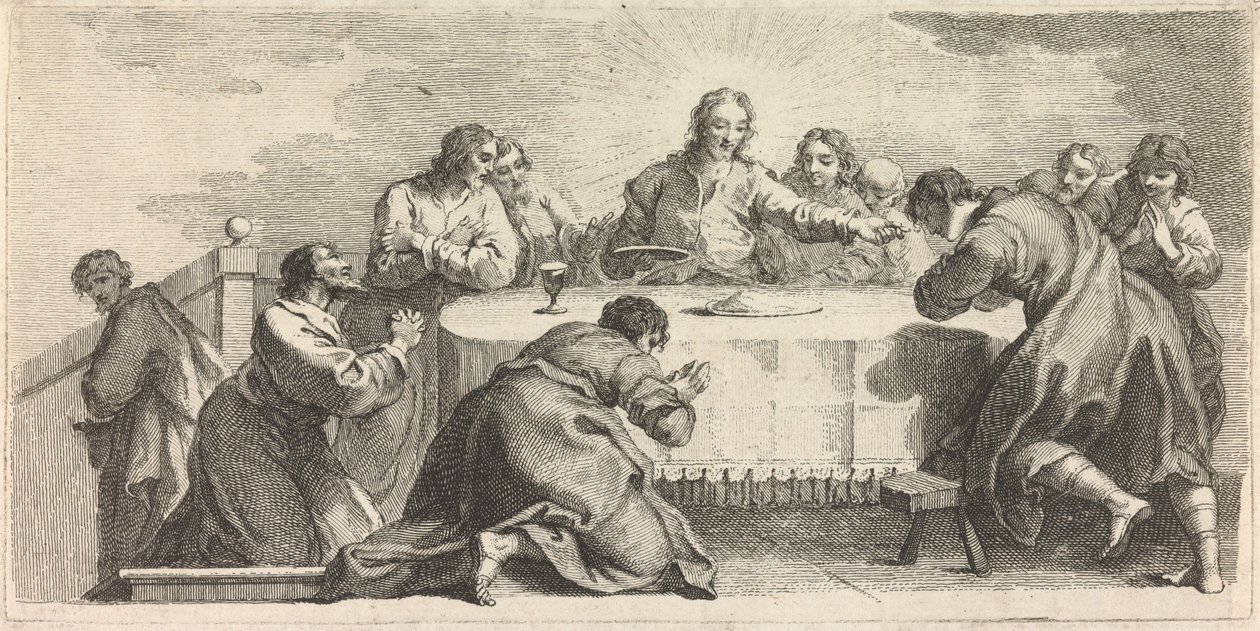 Az utolsó vacsora alkotó: Francesco Bartolozzi
