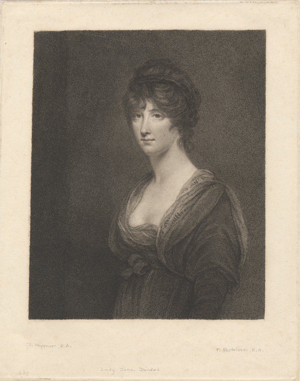 A helyes, tisztelt hölgy Jane Dundas alkotó: Francesco Bartolozzi