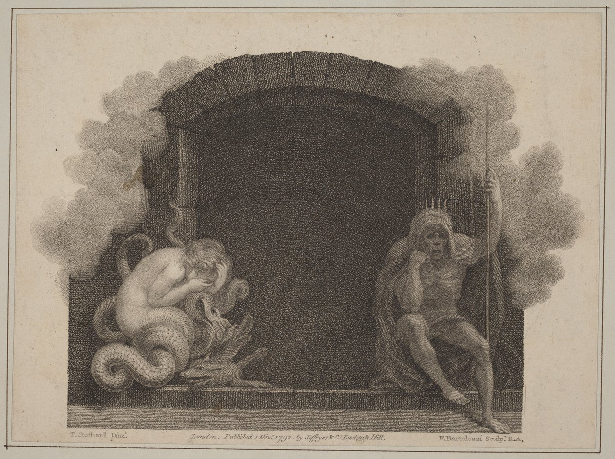 A halál sírja alkotó: Francesco Bartolozzi