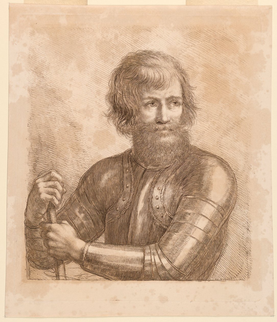 Harcos gumibottal alkotó: Francesco Bartolozzi