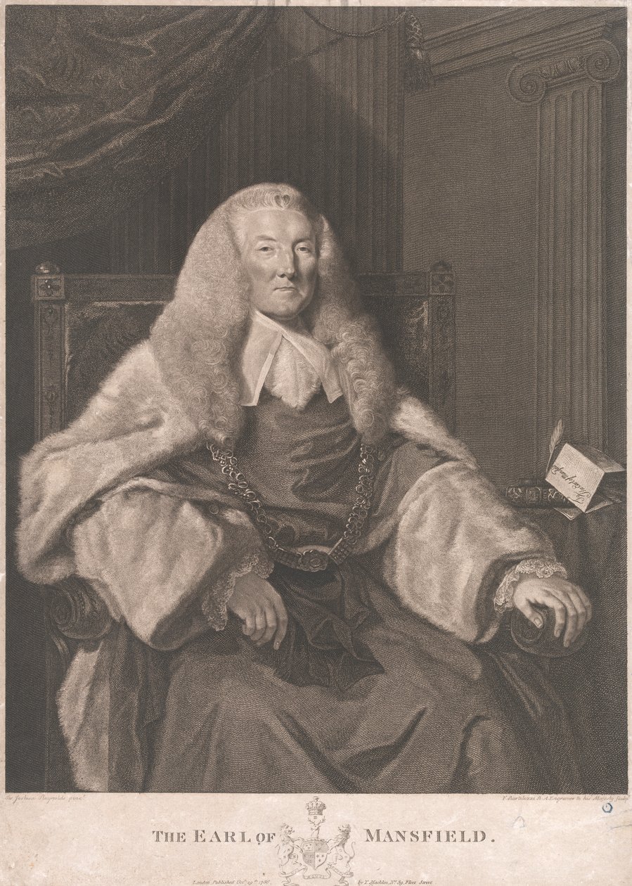 William Murray Mansfield első grófja alkotó: Francesco Bartolozzi