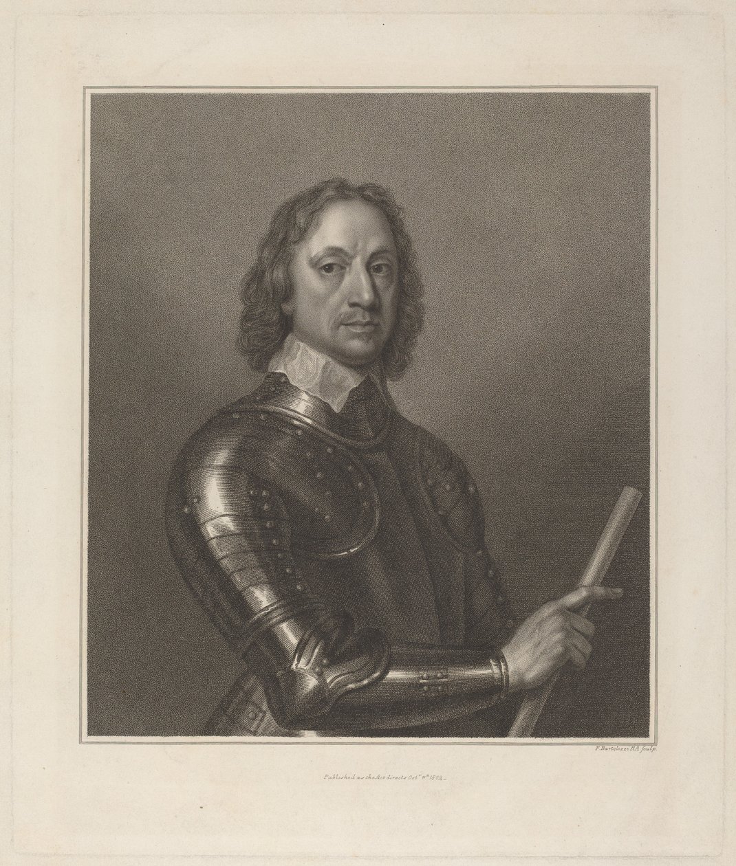 Oliver Cromwell alkotó: Francesco Bartolozzi after Robert Walker