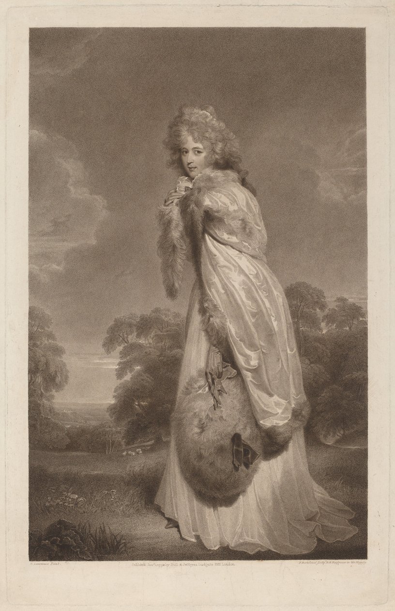 Elizabeth Farran alkotó: Francesco Bartolozzi after Sir Thomas Lawrence