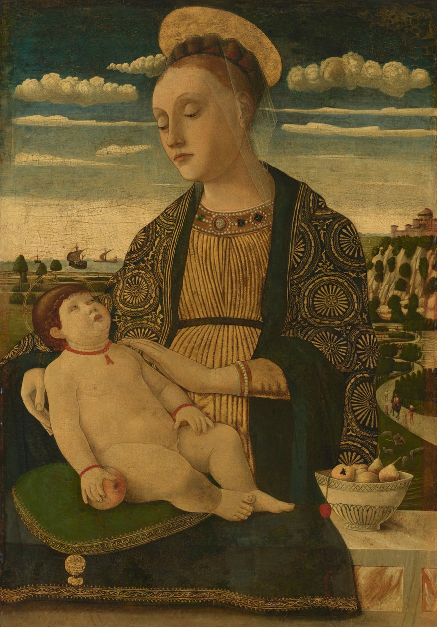 Madonna és gyermeke alkotó: Francesco Benaglio