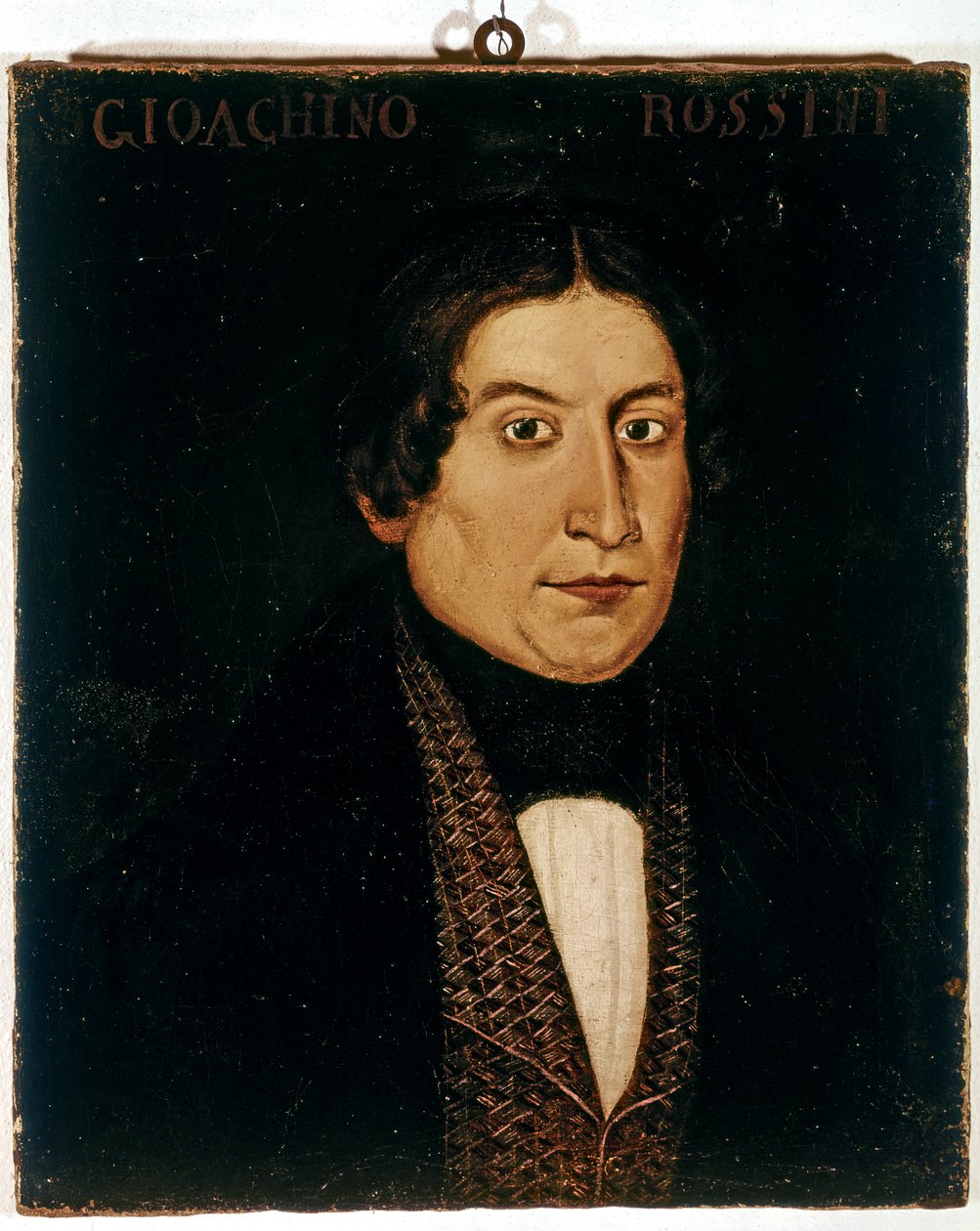 A fiatal Gioachino Antonio Rossini portréja (olajfestmény) alkotó: Francesco Bonola