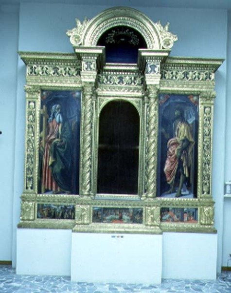 A szentségek tabernákulum, 1484-6 körül (tempera, tábla) (lásd még: 94758-9) alkotó: Francesco Botticini