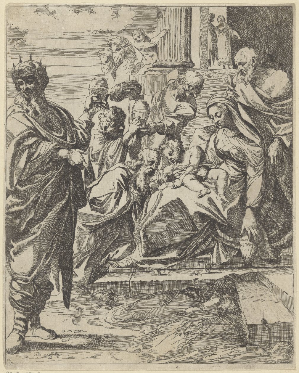 A királyok imádása alkotó: Francesco Brizio (attributed to)