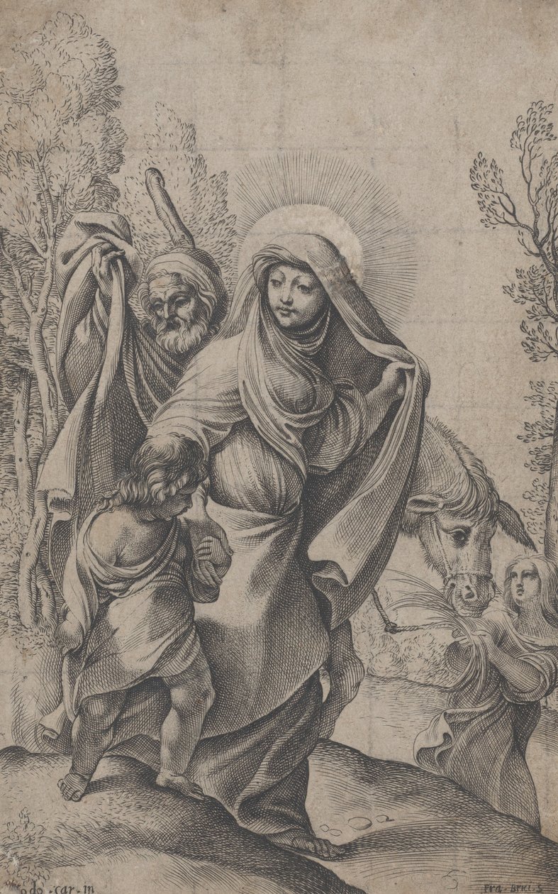 A visszatérés Egyiptomból, 1595-1623. alkotó: Francesco Brizio