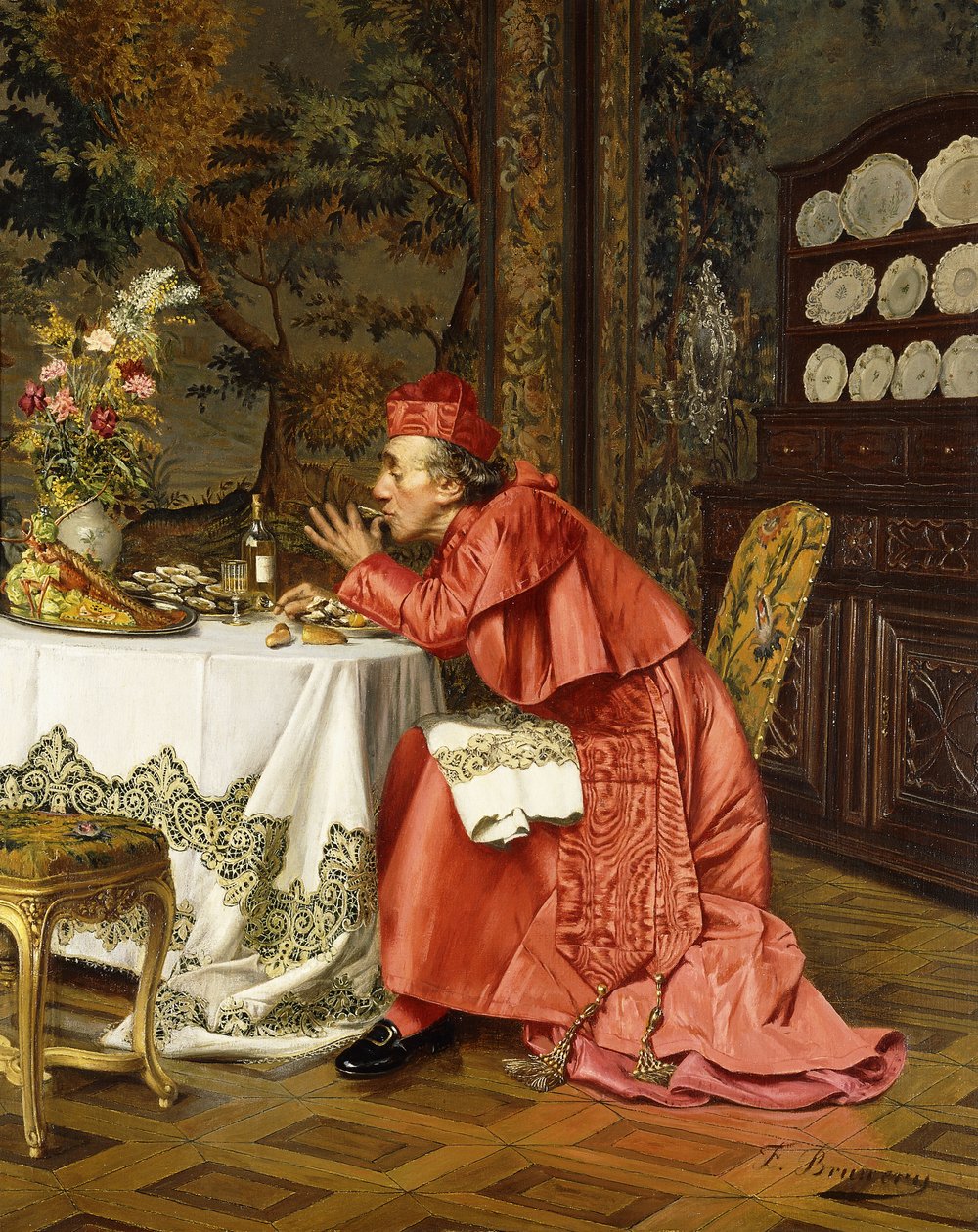 Pénteken bűnbánatot tartunk, alkotó: Francesco Brunery
